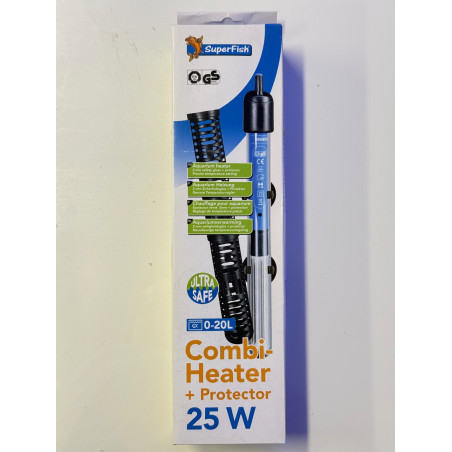 Superfish Combi-Heater + protector 25W (POISTUVA TUOTE)