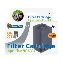 SuperFish AquaFlow 200/300 Cartridge 1x – Tehokas suodatinpatruuna kirkkaalle vedelle