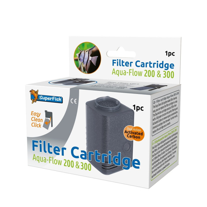SuperFish AquaFlow 200/300 Cartridge 1x – Tehokas suodatinpatruuna kirkkaalle vedelle