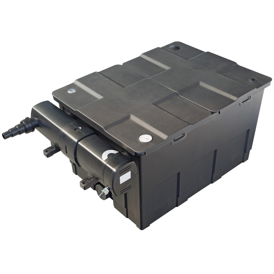 Superfish PondClear Pro 36 000 UVC tehokas Pro‑sarjan UVC‑lampisuodatin erittäin suuriin lampiin.