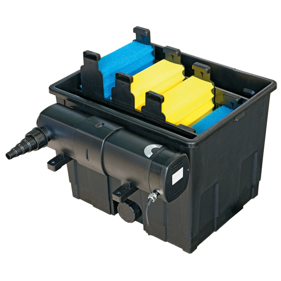 Superfish PondClear Pro 18 000 UVC tehokas Pro‑sarjan UVC‑lampisuodatin suurempiin lampiin.