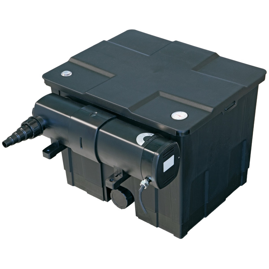 Superfish PondClear Pro 18 000 UVC tehokas Pro‑sarjan UVC‑lampisuodatin suurempiin lampiin.