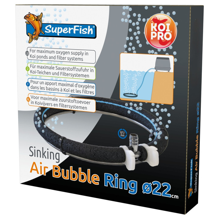 KOI PRO SINKING AIR BUBBLE RING Ø 22CM