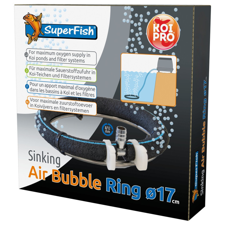 KOI PRO SINKING AIR BUBBLE RING Ø 17CM