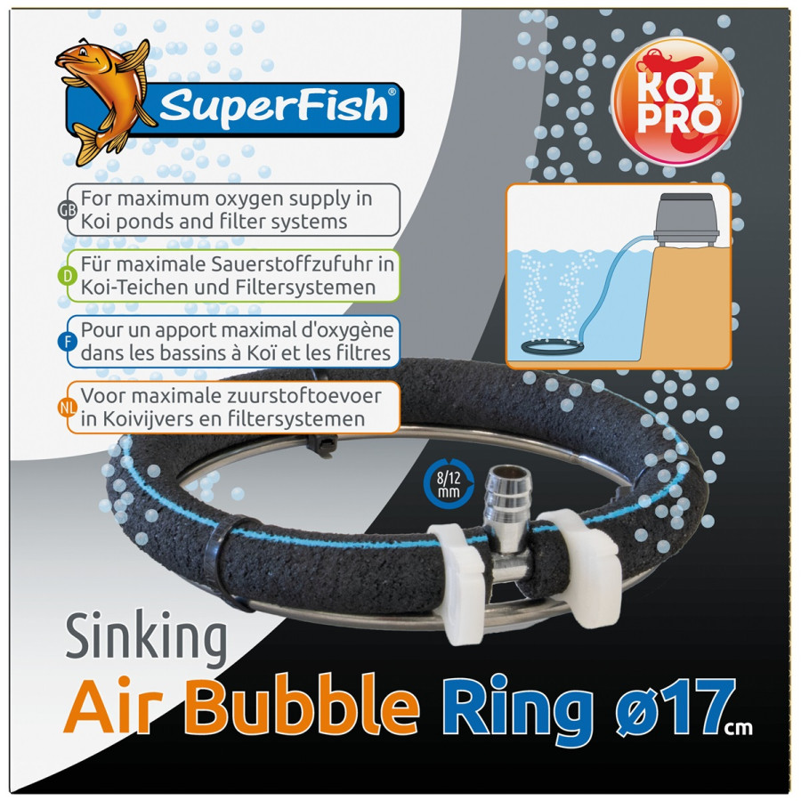 KOI PRO SINKING AIR BUBBLE RING Ø 17CM