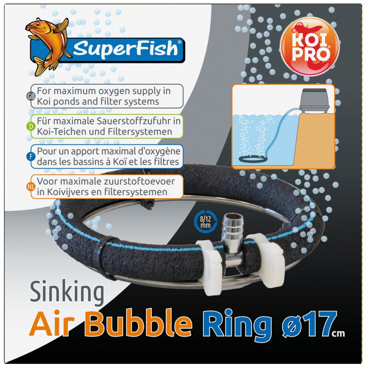 KOI PRO SINKING AIR BUBBLE RING Ø 17CM