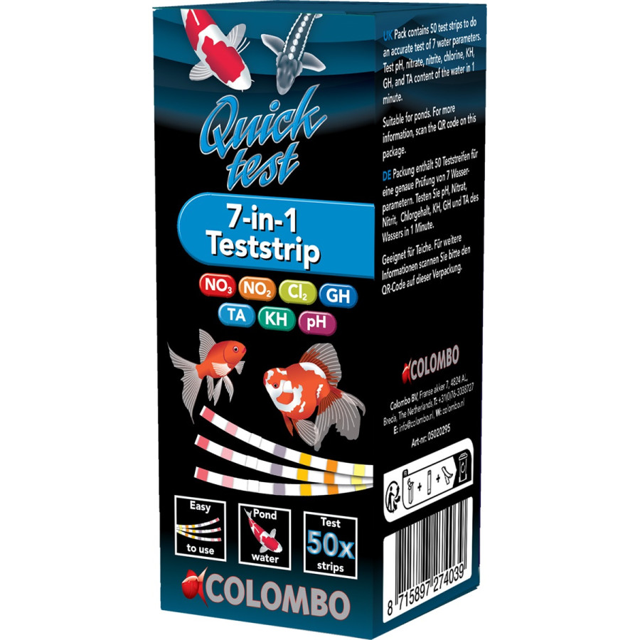 COLOMBO POND QUICKTEST 50 STRIPS