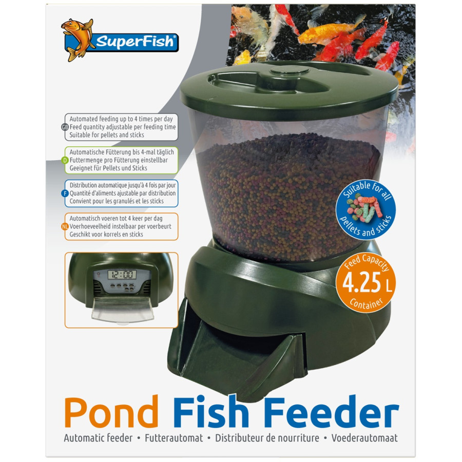 SUPERFISH POND FISH FEEDER automaattiruokkija
