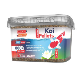 Colombo Koi Pellets korkealaatuinen ja ravintorikas erikoisruoka koikarpeille.