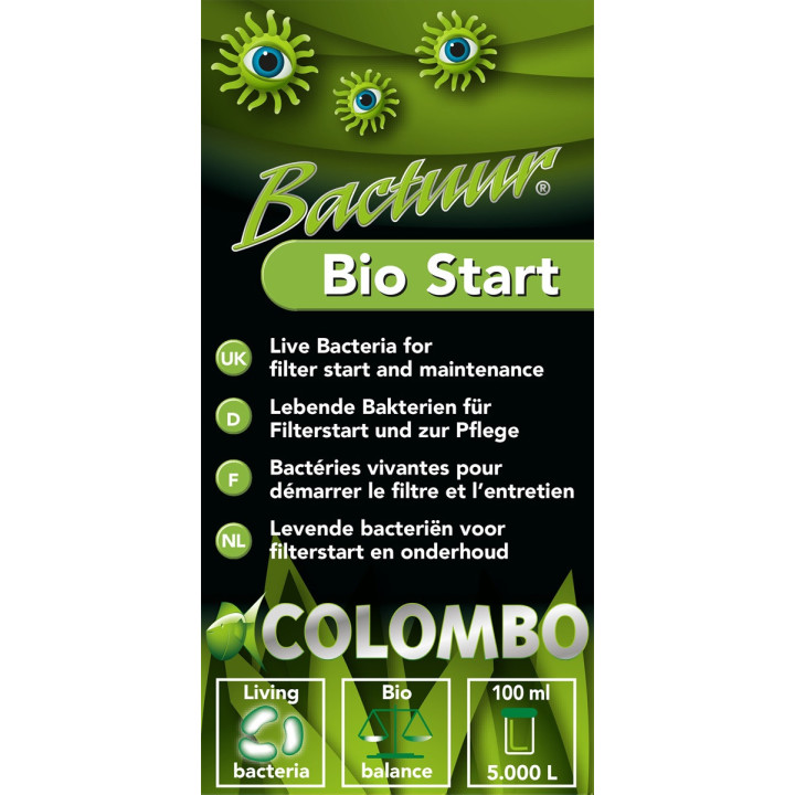 COLOMBO BACTUUR BIO START 100ML bakteerivalmistus lammen käynnistämiseen