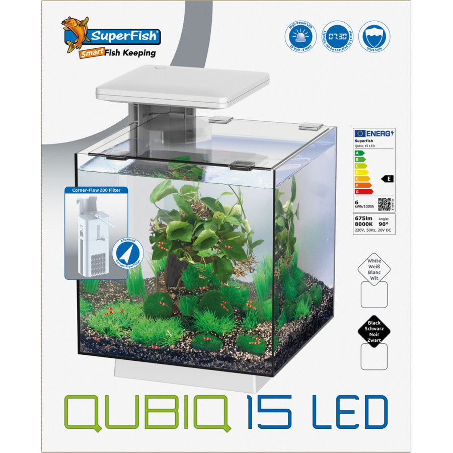 SUPERFISH QUBIQ 15 LED akvaario