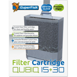 SUPERFISH QUBIQ 15/30 akvaarion suodattimen vaihto-osa.