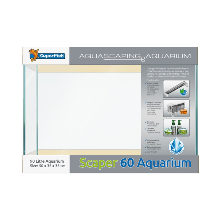 SUPERFISH SCAPER 60 Aquascaping akvaario