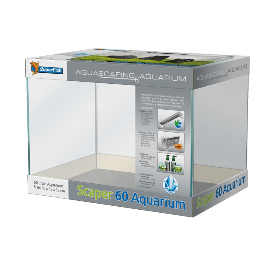 SUPERFISH SCAPER 60 aquarium