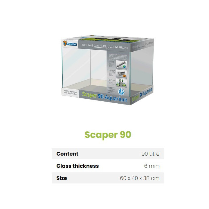 SUPERFISH SCAPER 90 aquascaping akvaario