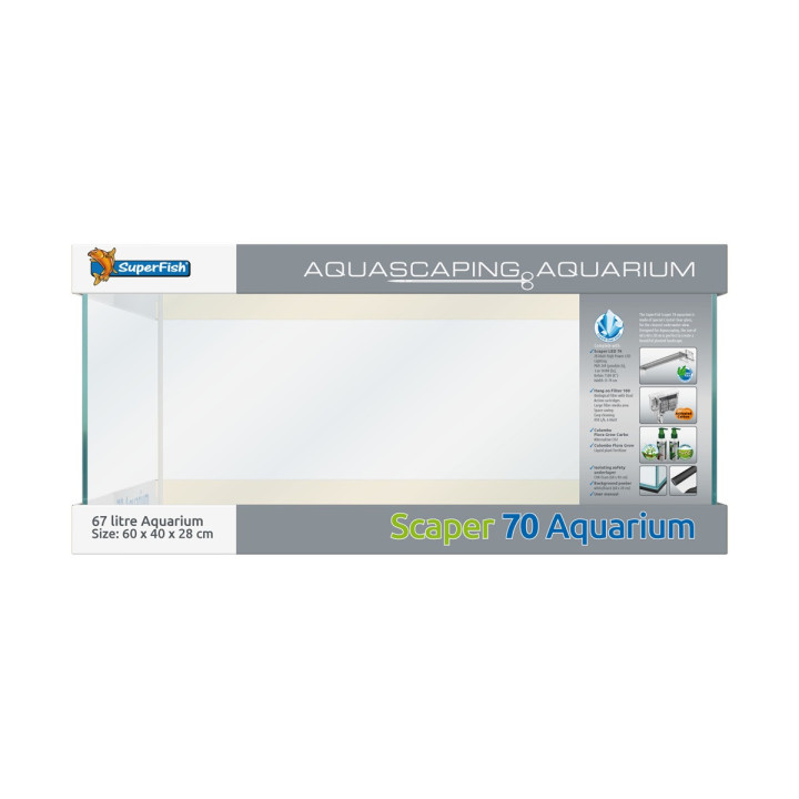SUPERFISH SCAPER 70 aquascaping akvaario