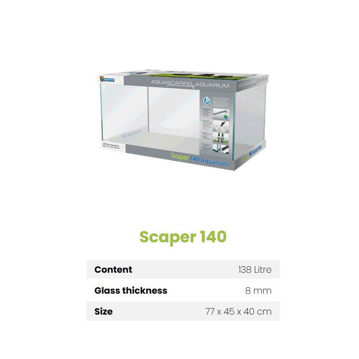 SUPERFISH SCAPER 140 aquascaping akvaario