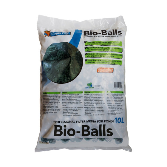 Superfish PondClear Bio Ball biologinen suodatinmateriaali tehokkaaseen lampiveden puhdistukseen.