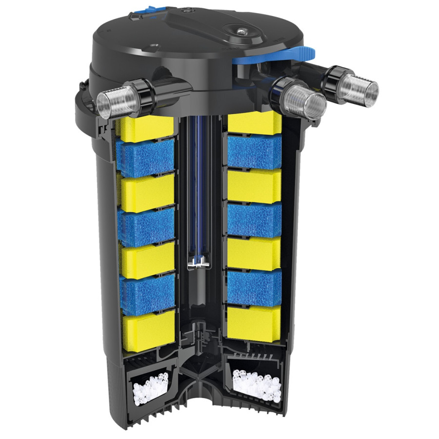 Superfish TopClear Pro 36 000 UVC 55 W – tehokas Pro‑sarjan UVC‑lampisuodatin suuriin lampiin.