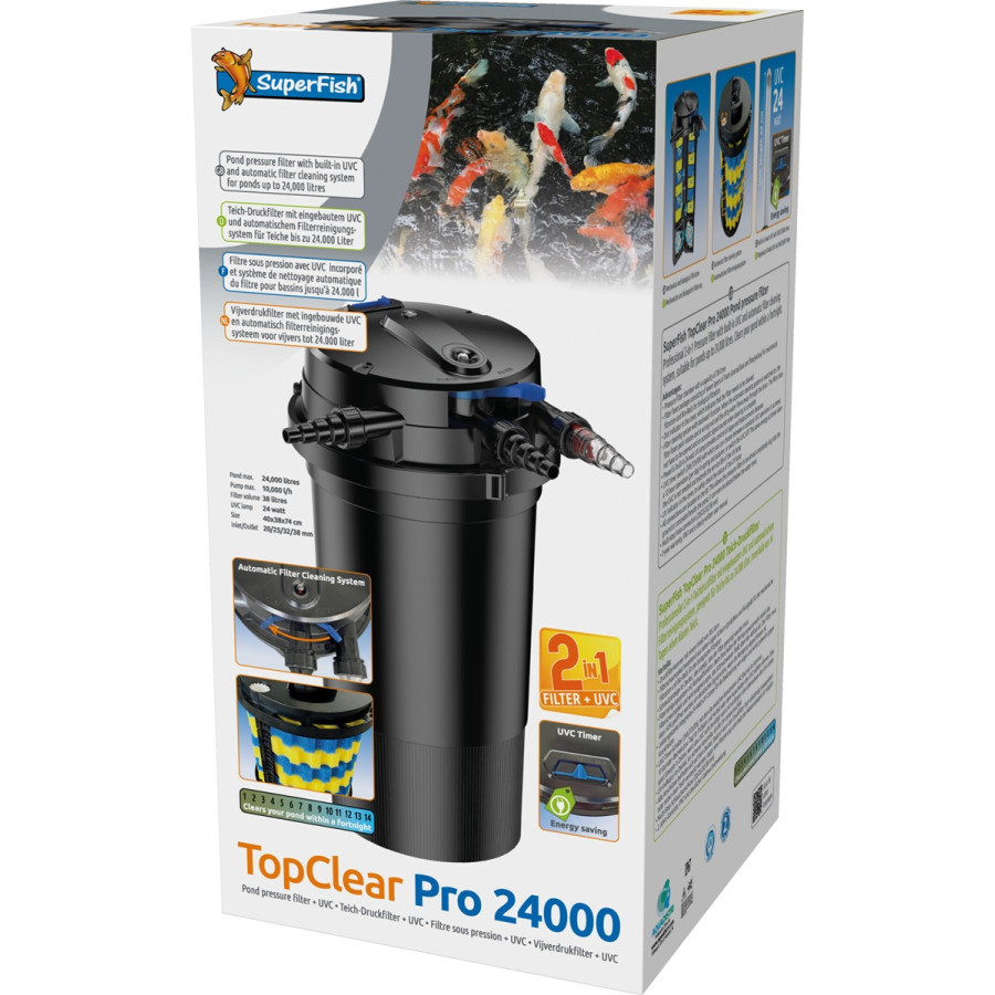 Superfish TOPCLEAR PRO 24.000 UVC-24 WATT