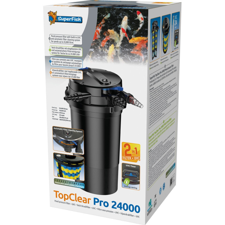 Superfish TOPCLEAR PRO 24.000 UVC-24 WATT