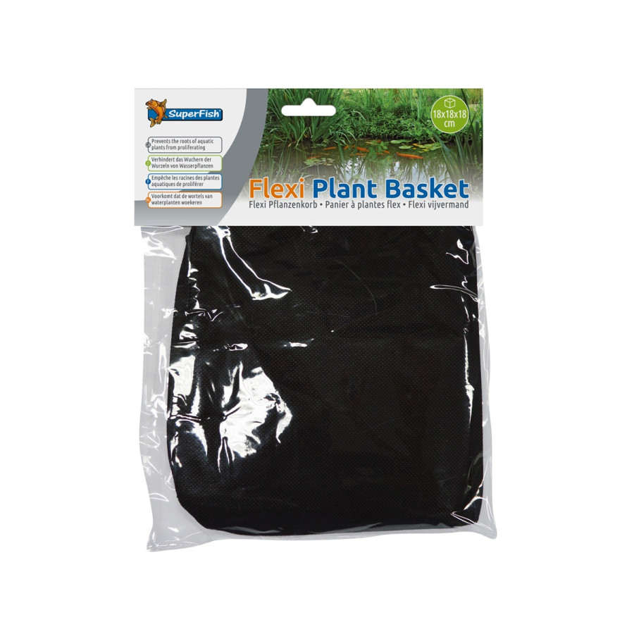 SUPERFISH FLEXI PLANT BASKET 18X18X18CM