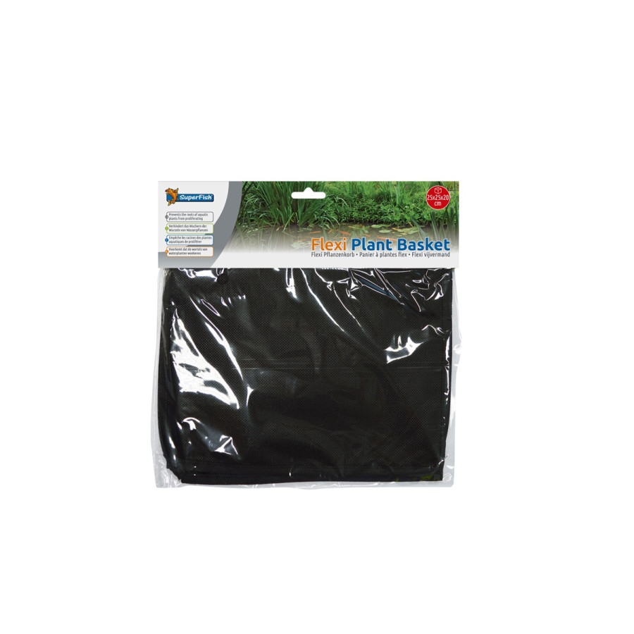 SUPERFISH FLEXI PLANT BASKET 25X25X20CM