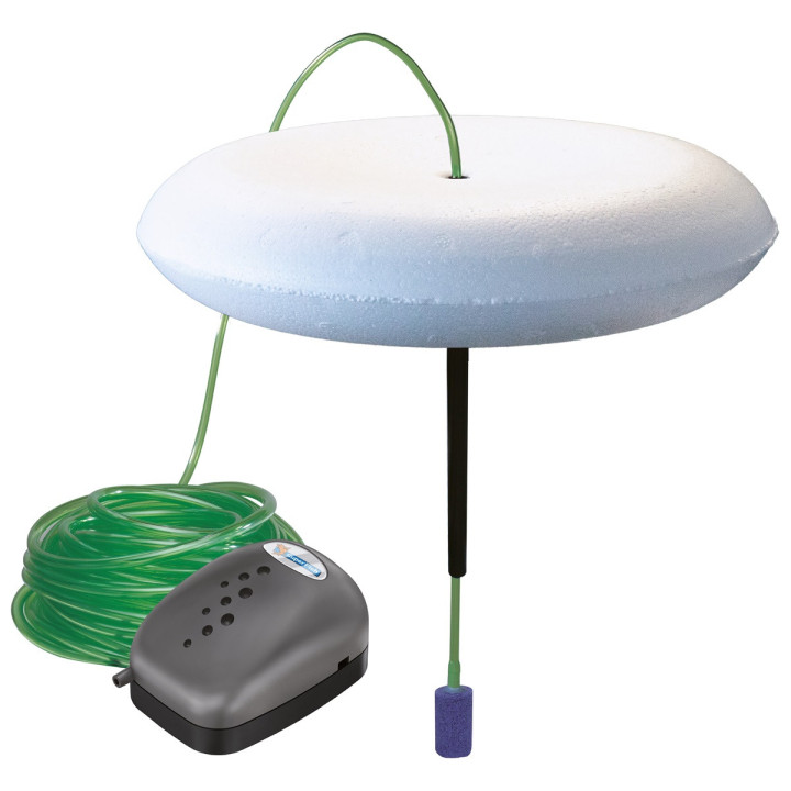 Superfish Anti Ice Device & Aeration Set – auttaa pitämään lammen talvella sulana ja turvallisena kaloille.