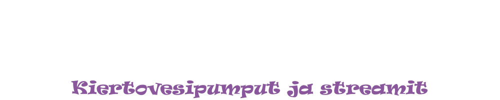 Pumput nostopumppu stream pumppu
